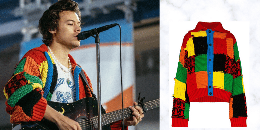 Harry Styles Patchwork Knit